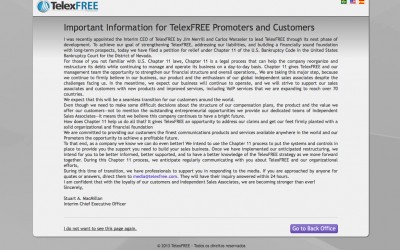 TelexFree Bankrupt