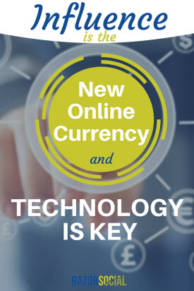 Influence is the New Online Currency and Technology is Key